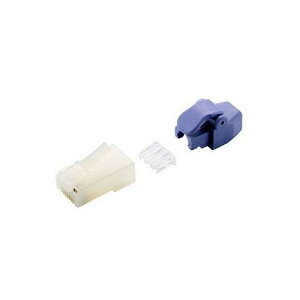 �G���R�� ����pRJ45�R�l�N�^�[ Cat6 �P�����������Ή� 10�� ���[�h�o�[�E�v���e�N�^�[�� �n�[�t�N���A LD-6RJ45T10/TP2(����s��)�y���������z