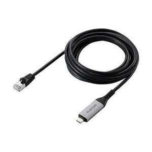 �G���R�� USB Type-C TM LAN�ϊ��P�[�u�� 1Gbps 3m LD-CL1G30BK(����s��)�y���������z