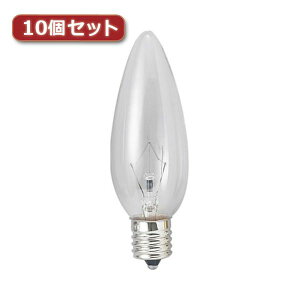 YAZAWA �V�����f���A�� C32 E17 60W �N���A10�Z�b�g C321760CX10