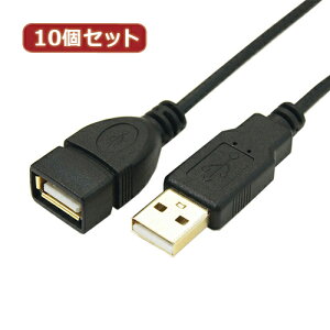 �ϊ����l �y10�Z�b�g�z �ɍ�USB�P�[�u��A�I�X-A���X 5m USB2A-AB/CA500X10 �p�\�R�� �p�\�R�����Ӌ@�� �ϊ����l�y���������z