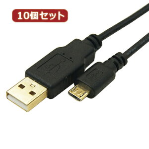 ϊl y10Zbgz ɍUSBP[uAIX-microIX 1m USB2A-MC/CA100X10 p\R p\RӋ@ ϊlyz