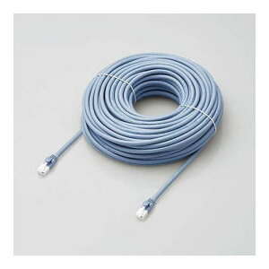 elecom GR LANP[u/CAT6AΉ/EU RoHSwߏ/ܐ܂h~/ȈՃpbP[Wdl/30m//u[ LD-GPAT/BU30/RS(s)yz