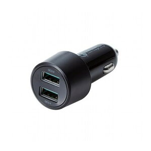 �G���R�� �V�K�[�`���[�W���[ 2USB�|�[�g(��������) QuickCharge3.0 �u���b�N MPA-CCUQ05BK(����s��)