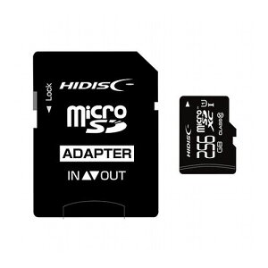 HIDISC microSDXCJ[h 256GB CLASS10 UHS-1Ή SDϊA_v^t HDMCSDX256GCL10UIJP3(s)y[֔zzyz