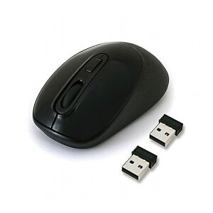 HIDISC PC2��ɐڑ����ĊȒP�ɐ؂�ւ� 2���V�[�o�[�t ���C�����X�}�E�X HDM-7146BK(����s��)