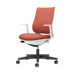 【メーカー直送】 コクヨ オフィスチェア 椅子 イス チェア ミトラ2 L型肘 ランバー付 ホワイトグレー ソフトテラコッタ(代引不可)【送料無料】