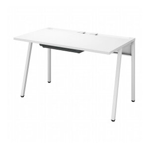 【メーカー直送】 コクヨ デスク リーン LEAN 平机 センター引き出し付き 本体色 ホワイト 天板色 ホワイト(代引不可)【送料無料】