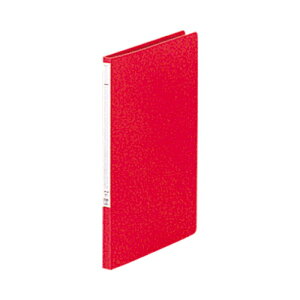 LIHIT LAB パンチレスファイルZ式 A4S 1赤 1 冊 F-347-1アカ 文房具 オフィス 用品