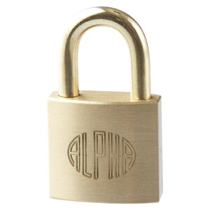 アルファ 南京錠 1000-25 1 個 1000-25 文房具 オフィス 用品