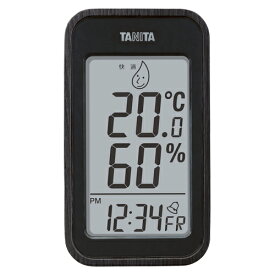 タニタ デジタル温湿度計　ブラック TT-572BK 1台【送料無料】