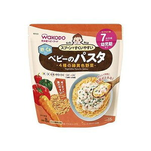 らくらくまんま ベビーのパスタ 4種の緑黄色野菜(115g) 012521666