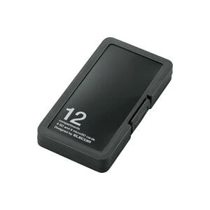 i܂Ƃ߁jGR ELECOM [J[hP[X CMC-SDCPP12BK PPy×5Zbgz (s)