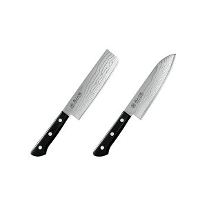 燕人の匠 霞流し 三徳包丁170mm&菜切包丁165mm ETK-3000