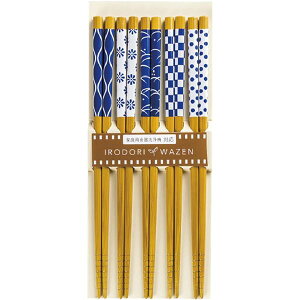 アオバ 来客箸 食洗 潮風 22.5cm 5膳 (代引不可)