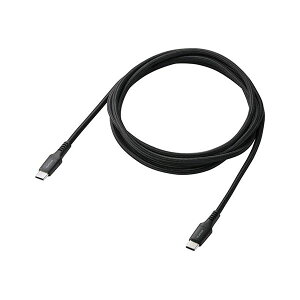�G���R�� USB2.0�P�[�u�� USB Type-C TM - USB Type-C/240W/���ϋv 2m �u���b�N MPA-CCPES20BK