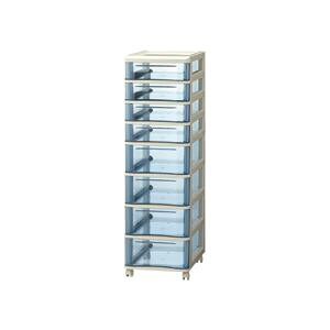 スタックチェストB4 浅型4段・深型4段 ダークブルー (代引不可)