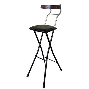 折りたたみ 椅子 ロイドチェアハイトール リザードブラック カウンターチェア ハイチェア リビング家具 インテリア家具【代引不可】