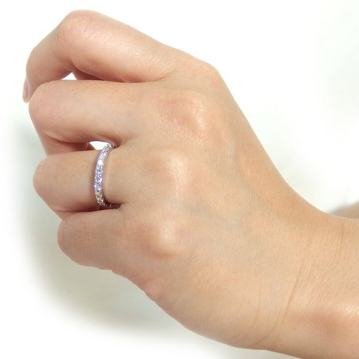 楽天市場】ダイヤモンド リング ハーフエタニティ 0.5ct 10号 プラチナ 