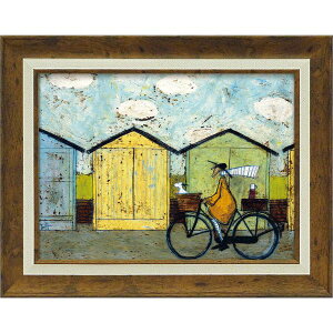 ユーパワー サム・トフト Gel加工 アートフレーム 「朝食たべに行こう!」