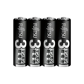 (まとめ）FDK 富士通 マンガン乾電池 単3形R6PU（4S） 1セット（40本：4本×10パック）【×10セット】 (代引不可)