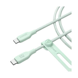 i܂Ƃ߁j AJ[Wp ANKER USB-CUSB-C P[ui240W GRth[iCj 1.8m O[ A80E60611{ y×2Zbgz