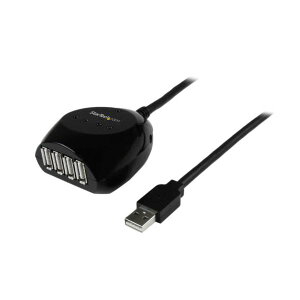 StarTech.com 4|[gnut USB2.0ANeBuP[u 15m ubN USB2EXT4P15M1{