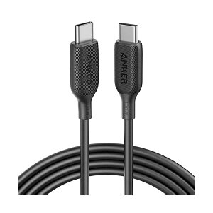 (まとめ) アンカージャパン ANKER PowerLine III USB-C&USB-C 2.0 100W ケーブル 1.8m ブラックA8856011 1本 【×2セット】