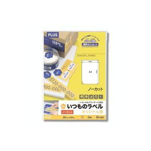 (まとめ)プラス いつものラベル ノーカット 100枚 ME-500T【×2セット】