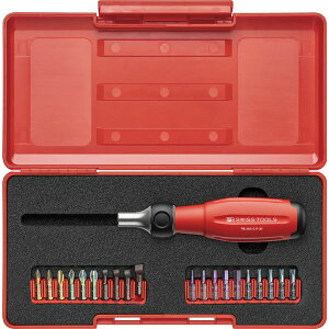 PB SWISS TOOLS �s�[�r�[�X�C�X�c�[���Y 20�{�g �c�C�X�^�[ ���`�F�b�g�h���C�o�[�Z�b�g 24�M�A 38510.R-30Set
