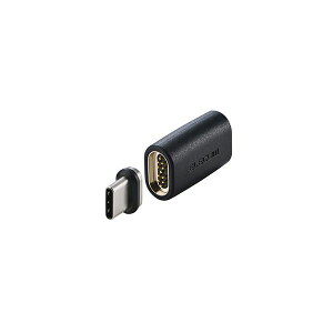 �G���R�� �s�^�b�ƃ}�O�l�b�g�A�_�v�^�[ USB-C�|�[�g - USB-C�v���O �u���b�N MPA-CMAADBK