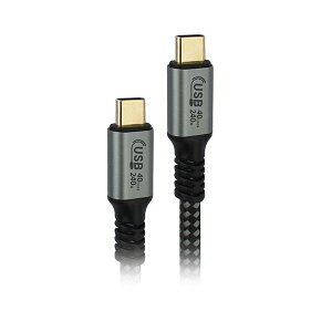 ���{�g���X�g�e�N�m���W�[ USB4�Ή�240W Type-C�P�[�u�� USB-IF�F�� PD EPR�[�d�Ή� �X�g���[�g 1m JTU4S240-CC