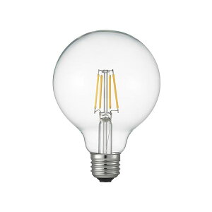 YAZAWA �t�B�������gLED 40W G95 �{�[���` E26 CL LDG5LG95C