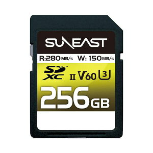 GNgjNX SUNEAST SDXC UHS-II J[h 256GB V60 SE-SDU2256GB2801