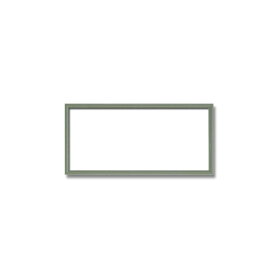 【長方形額】木製額 縦横兼用額 カラー4色展開 ■カラー長方形額（300×150mm）グリーン (代引不可)