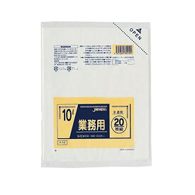 業務用10L 20枚入025LLD半透明 P10 【（50袋×5ケース）合計250袋セット】 38-320 (代引不可)