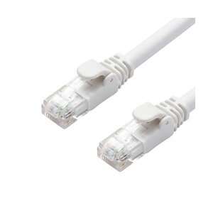 �i�܂Ƃ߁j �G���R�� LAN�P�[�u���^CAT6A�^�X�^���_�[�h�^1m�^�z���C�g LD-GPA�^WH1 �y×5�Z�b�g�z (����s��)