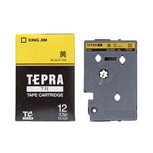 �i�܂Ƃ߁j �L���O�W�� �e�v�� TR �e�[�v�J�[�g���b�W �p�X�e�� 12mm ���^������ TC12Y 1�� �y×4�Z�b�g�z (����s��)