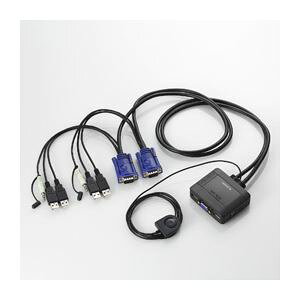 エレコム USBパソコン切替器 KVM-KUS (代引不可)