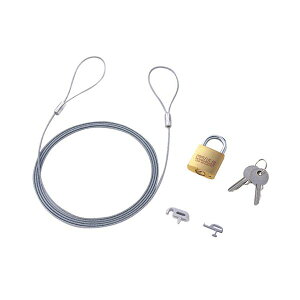 (まとめ)サンワサプライ ノートパソコン&マウスセキュリティ SL-21K【×3セット】 (代引不可)