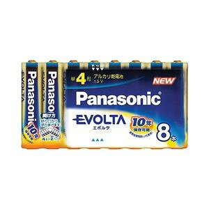 パナソニック(家電) エボルタ乾電池 単4形 8本パック LR03EJ/8SW (代引不可)