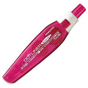 (まとめ) コクヨ テープのり ドットライナーノック 本体 7mm×8m ピンク タ-DM480-07P 1個 【×15セット】 (代引不可)