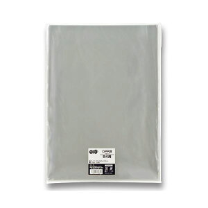 (まとめ) TANOSEE OPP袋 フラット B4用 270×380mm 1パック(100枚) 【×5セット】 (代引不可)