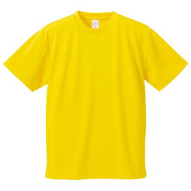 UVカット・吸汗速乾・5枚セット・4.1オンスさらさらドライ Tシャツ カナリア イエロー 150cm (代引不可)