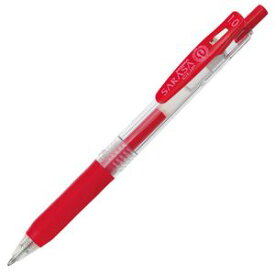 （まとめ） ゼブラ ゲルインクボールペン サラサクリップ 1.0mm 赤 JJE15-R 1本 【×60セット】 (代引不可)