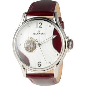 MANNINA(マンニーナ) 腕時計 MNN004-03 メンズ 正規輸入品 レッド (代引不可)
