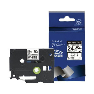 (�܂Ƃ�) �u���U�[ �s�[�^�b�` �Z���t���~�l�[�g�e�[�v �P�[�u���}�[�L���O 24mm ��/������ TZE-SL251 1�� �y×3�Z�b�g�z