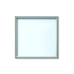 【角額】正方形額・壁掛けひも・アクリル付き ■350角(350×350mm)シルバー (代引不可)