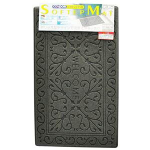 �y8�Z�b�g�z ���փ}�b�g/�h�A�}�b�g �y���O�z 45cm×75cm �O���[ �\�t�e�b�v�}�b�g ���b�`�A�C���� (����s��)