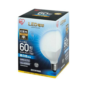 �i�܂Ƃ߁j �A�C���X�I�[���} LED�d��60W E26 �{�[���� ���� LDG7N-G-6V4�y×5�Z�b�g�z (����s��)