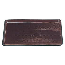 尺5 新木目会席盆/トレー 【新溜SL】 455mm×320mm×20mm 日本製 〔和食 レストラン 居酒屋 店舗 お店〕 (代引不可)